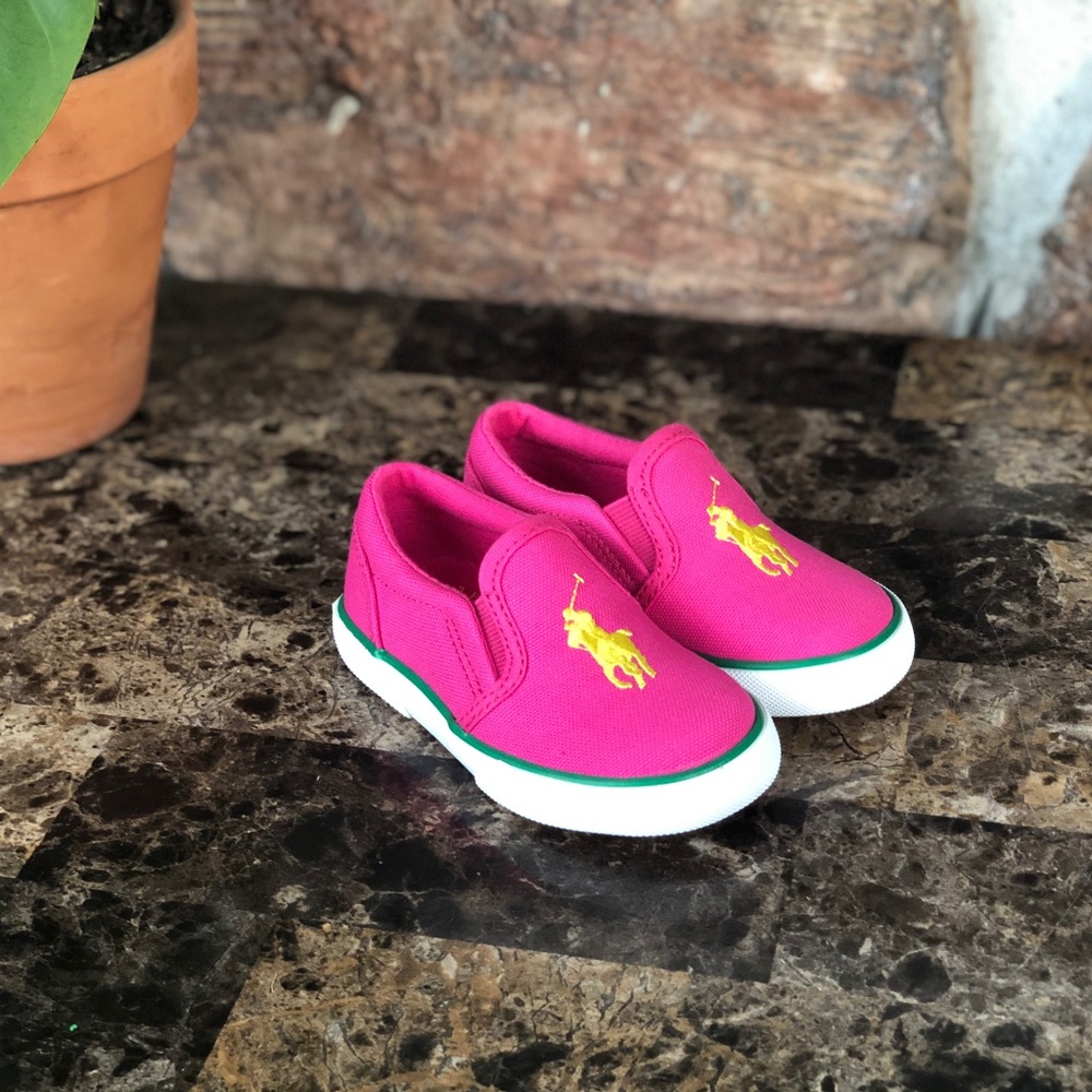 NEW Polo Ralph Lauren Slip-On Casual Sneakers - Picture 10 of 12
